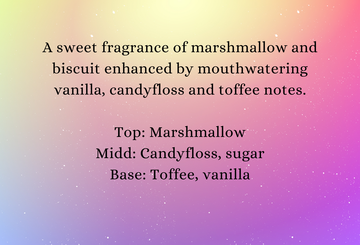 Marshmallow & Candyfloss highly scented soy wax melts | Vegan | Eco-Friendly | Cruelty free | Plastic free packaging | Highly fragranced