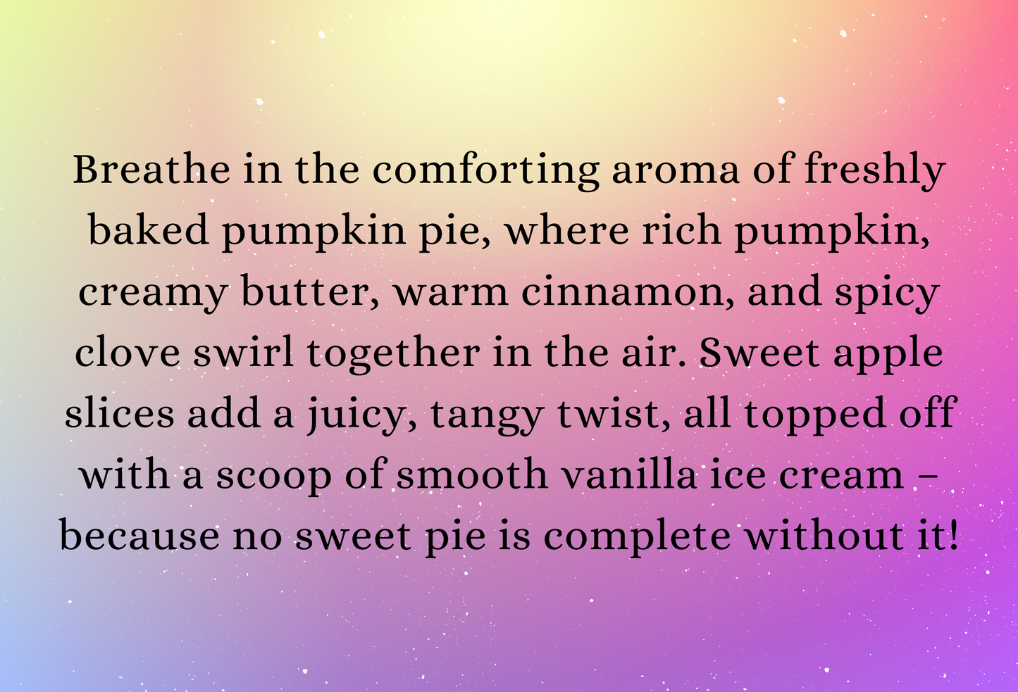 Pumpkin Pie highly scented soy wax melts | Vegan | Eco-Friendly | Cruelty free | Plastic free packaging | Highly fragranced | Eco soy wax