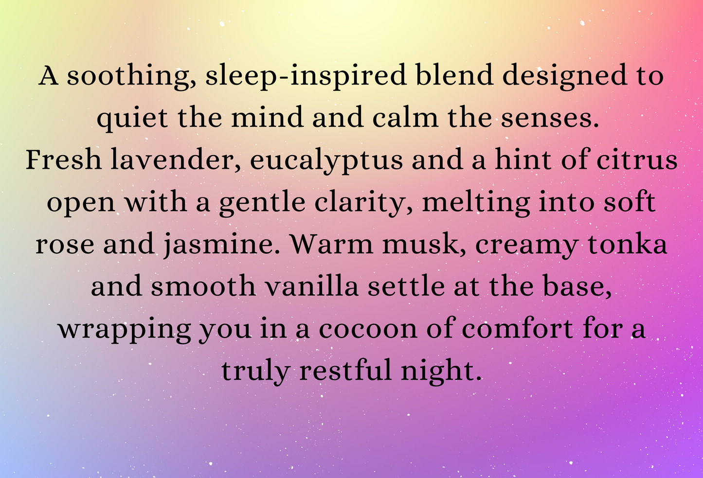 Sweet Dreams highly scented soy wax melts | Vegan | Eco-Friendly | Cruelty free | Plastic free packaging | Highly fragranced | Eco soy wax