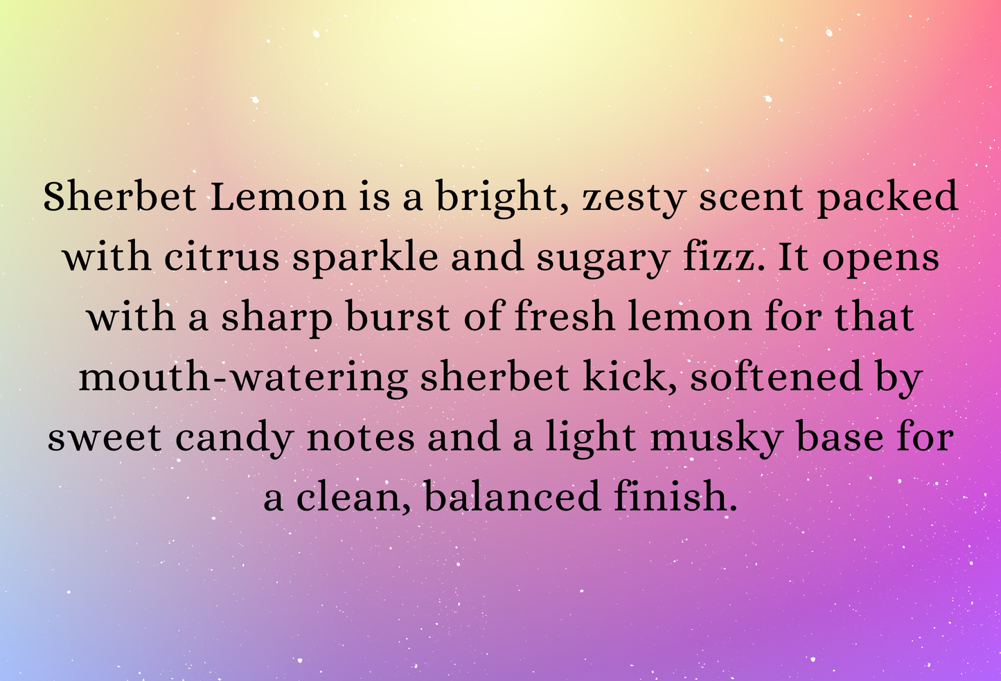 Lemon Sherbet highly scented soy wax melts | Vegan | Eco-Friendly | Cruelty free | Plastic free packaging | Highly fragranced | Eco soy wax