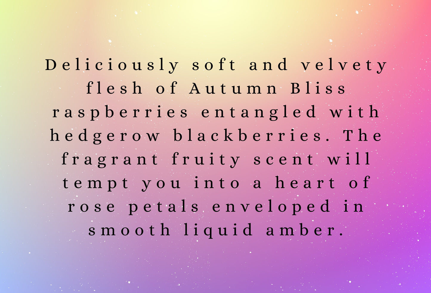 Autumn Raspberry & Amber Rose highly scented soy wax melts | Vegan | Eco-Friendly | Cruelty free | Plastic free package | Highly fragranced