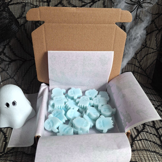 Halloween soy wax melts | Glow in the dark wax melts | Supernatural melts | Vegan | Eco-Friendly | Cruelty-free | Plastic-free packaging