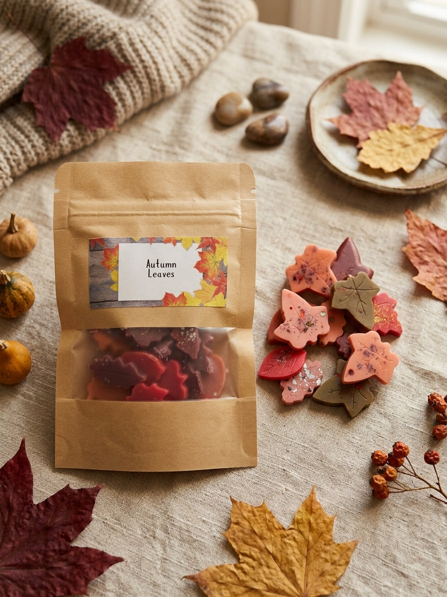 Autumn Leaves Soy Wax Melts | Highly Scented Home Fragrance | 100% Soy Wax | Long Lasting | Vegan | Cruelty-Free