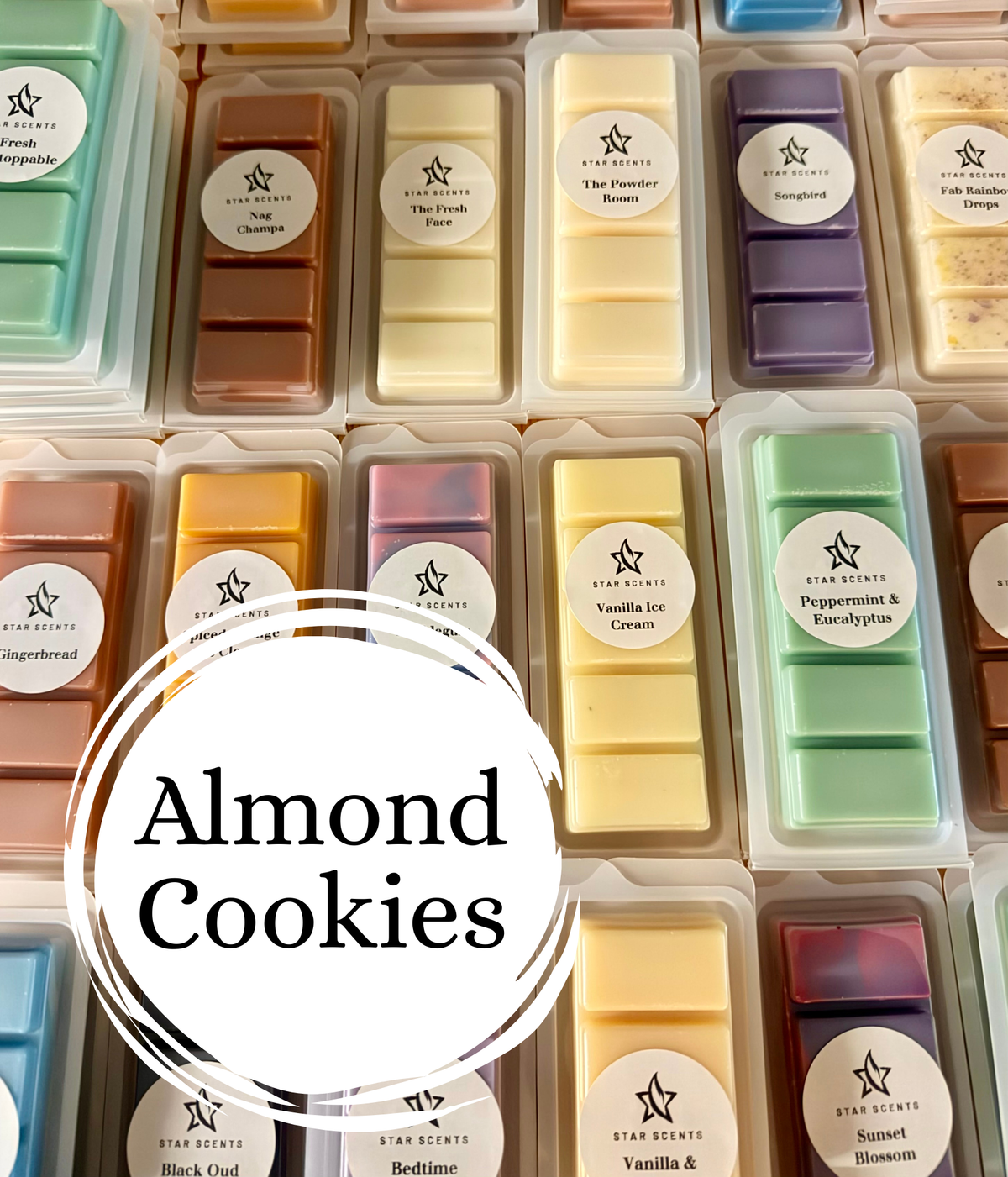 Almond Cookies Soy Wax Melts | Highly Scented Home Fragrance | 100% Soy Wax | Long Lasting | Vegan | Cruelty-Free