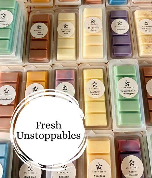 Fresh Unstoppables Soy Wax Melts | Highly Scented Home Fragrance | 100% Soy Wax | Long Lasting | Vegan | Cruelty-Free