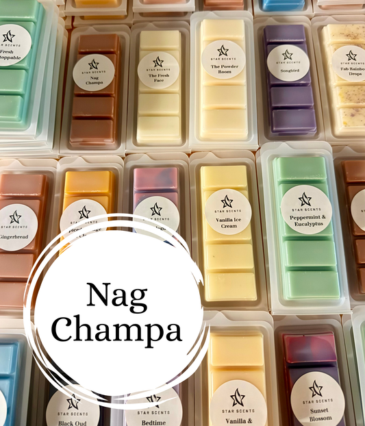Nag Champa Soy Wax Melts | Highly Scented Home Fragrance | 100% Soy Wax | Long Lasting | Vegan | Cruelty-Free