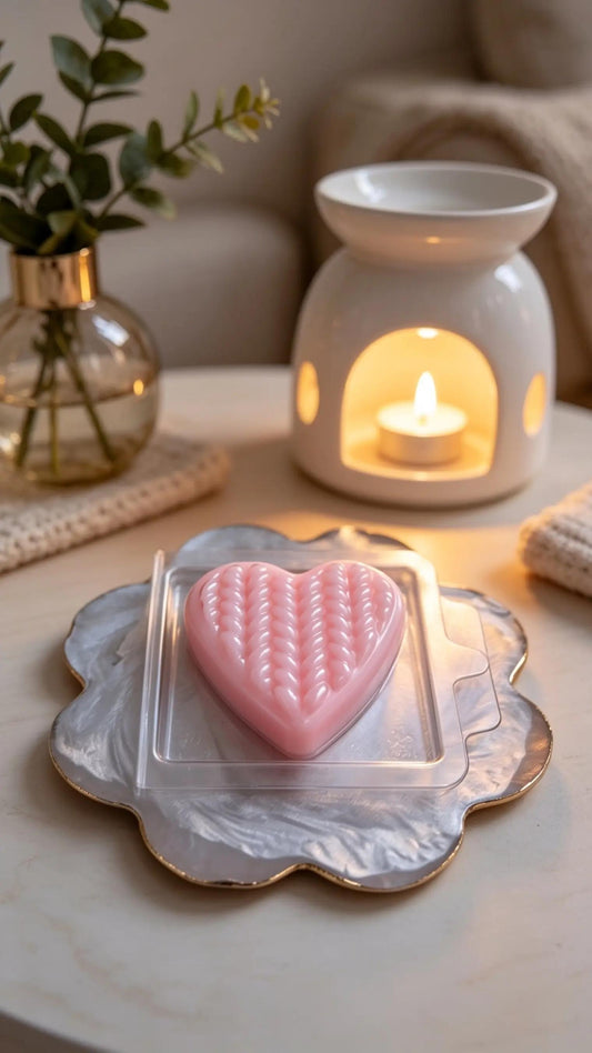 Autumn Raspberry and Amber Rose Soy Wax Melts | Highly Scented Home Fragrance | 100% Soy Wax | Long Lasting | Vegan | Cruelty-Free
