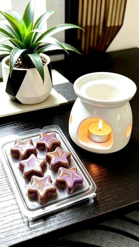Lavender & Patchouli Soy Wax Melts | Highly Scented Home Fragrance | 100% Soy Wax | Long Lasting | Vegan | Cruelty-Free