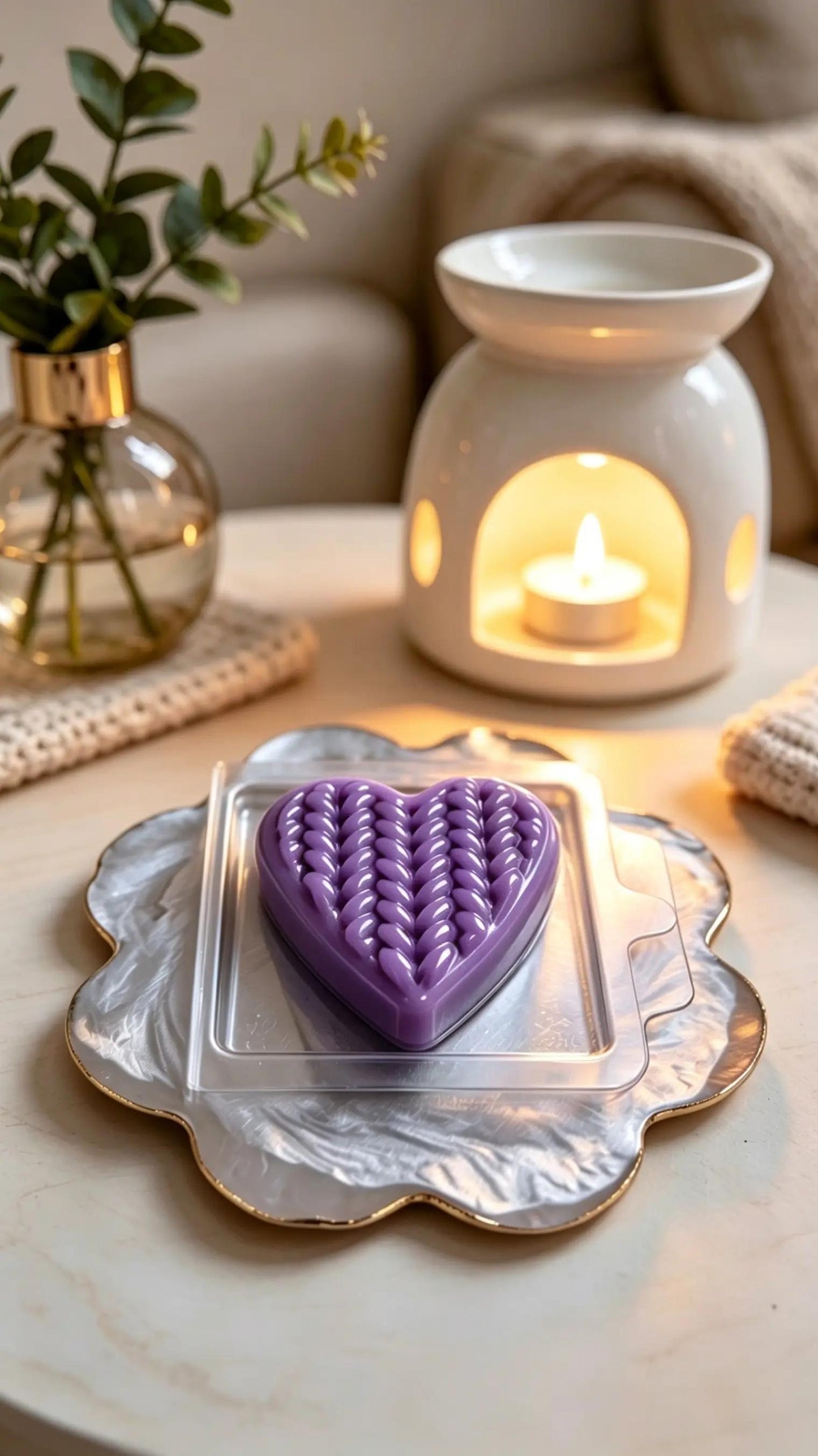Mallow & Blueberry Soy Wax Melts | Highly Scented Home Fragrance | 100% Soy Wax | Long Lasting | Vegan | Cruelty-Free