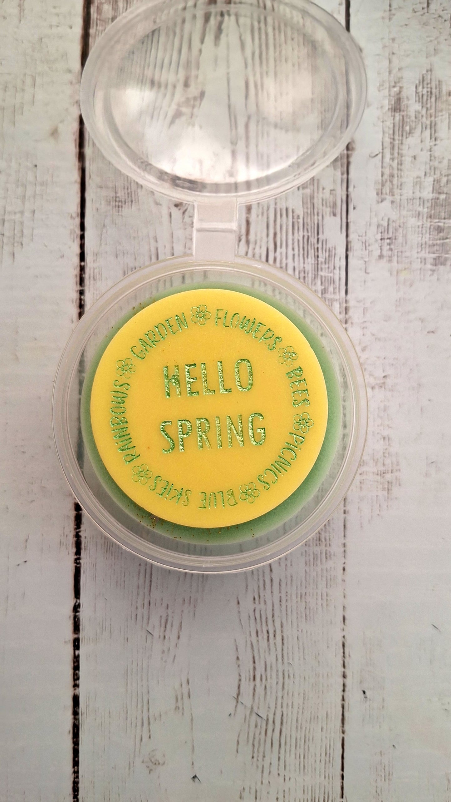 Rosemary & Bergamot Highly Scented Soy Wax Melt Pretty Pots | Vegan | Eco-Friendly | Cruelty-Free | Recyclable Packaging | Highly Fragranced | Eco Soy Wax