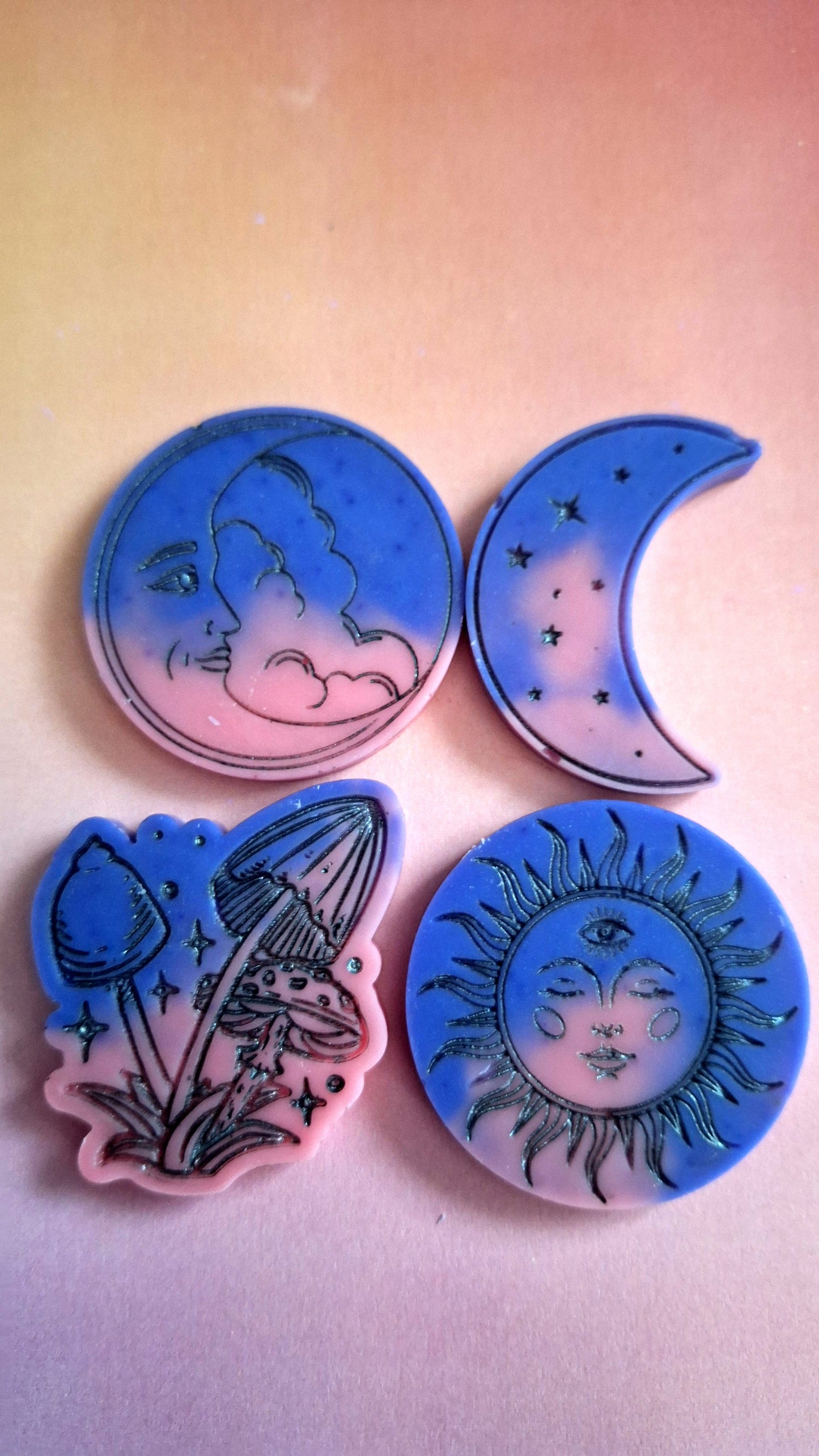 Celestial soy wax melts | Sun Moon and Stars wax melts | Boho wax melts | Home fragrance
