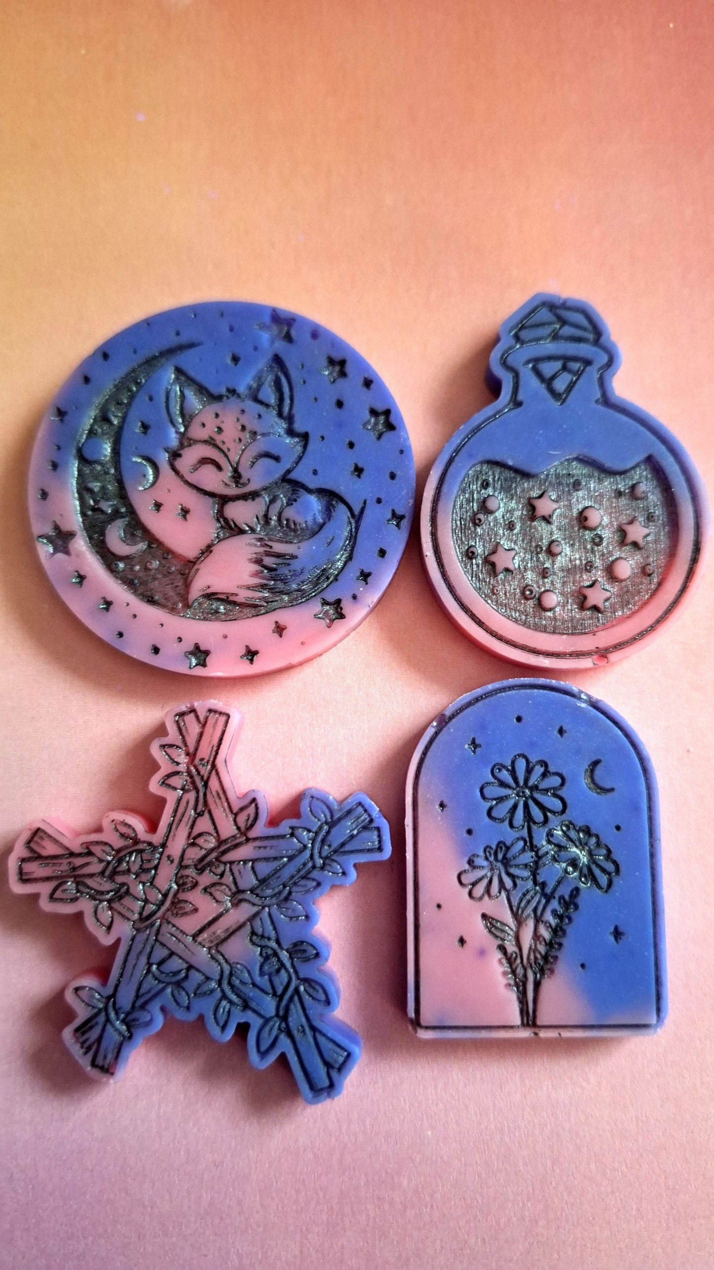 Celestial soy wax melts | Sun Moon and Stars wax melts | Boho wax melts | Home fragrance