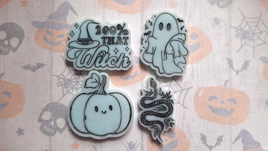 Halloween character soy wax melts | Glow in the Dark melts | Cute wax melts | Spooky season home fragrance