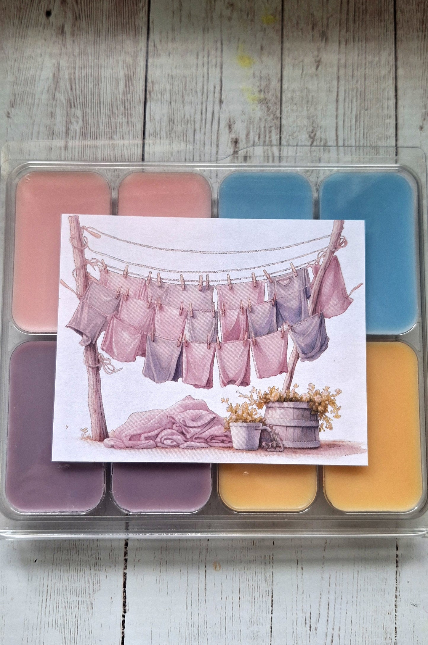 Fresh and Clean Collection | Highly fragranced soy wax melts sample box | Vegan | Eco-Friendly | Cruelty free | Highly scented