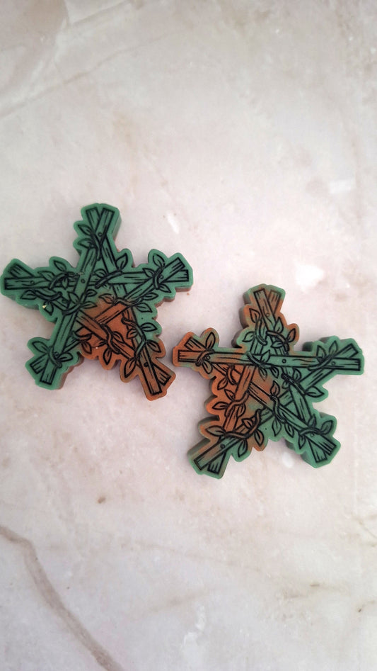Wicker Pentagram Highly Scented Soy Wax Melt | Vegan | Eco-Friendly | Cruelty-Free | Recyclable Packaging | Highly Fragranced | Eco Soy Wax