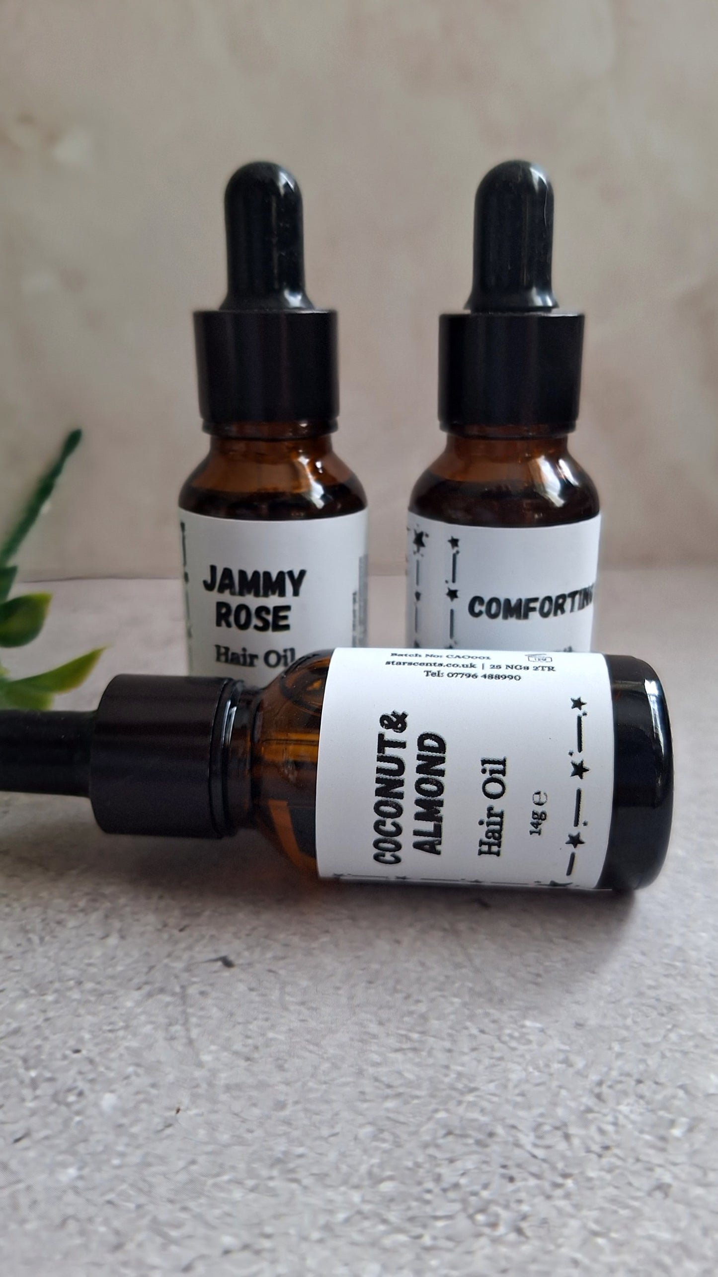 Nourishing Hair Oil with Almond & Jojoba  | Soft & Silky Finish | Various fragrances | Eco-friendly packaging