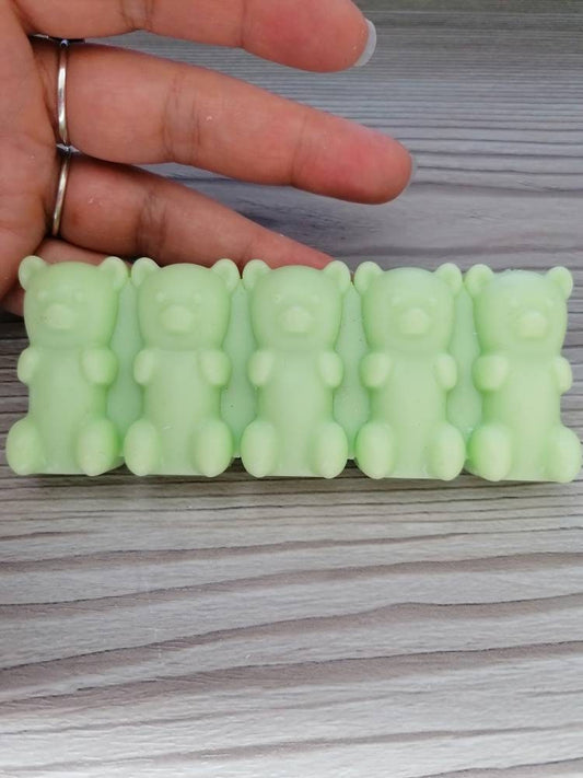 Teddy Bear soy wax melt snap bar | Highly scented soy wax melts | Vegan | Eco-Friendly | Cruelty free | Plastic free | Highly fragranced