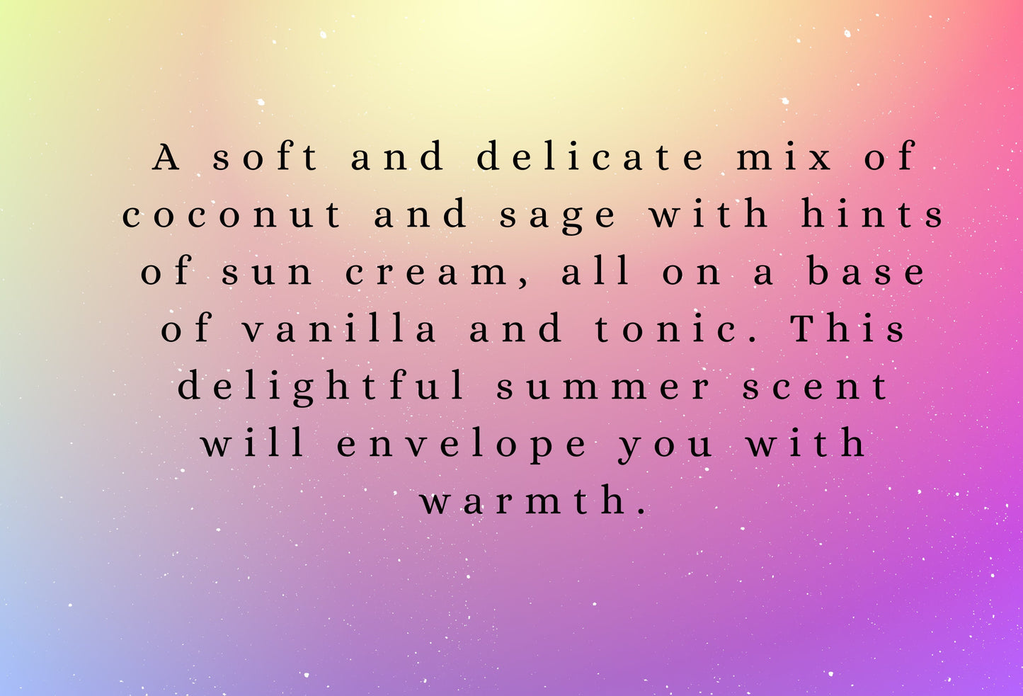 Sun Cream highly scented soy wax melts | Vegan | Eco-Friendly | Cruelty free | Plastic free packaging | Highly fragranced | Eco soy wax